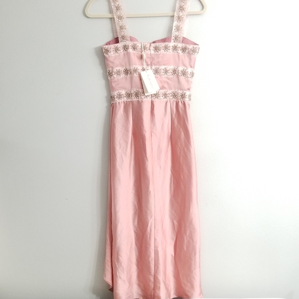 🍒NWT🍒 FL&L BEADED MIDI DRESS - Picture 5 of 8